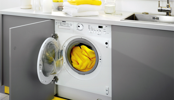 Вбудовувані пральні машини за технічними характеристиками майже нічим не відрізняються від окремостоячих